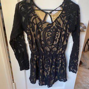 Stella Laguna Beach Black Romper